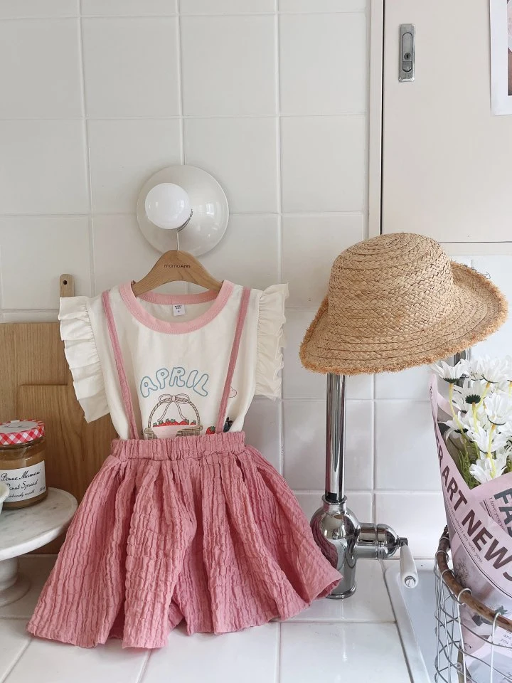 Momo Ann - Korean Children Fashion - #childrensboutique - Overall Skirt Pants - 11
