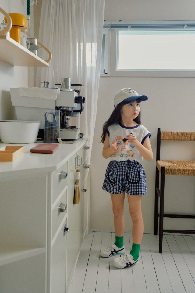 Momo Ann - Korean Children Fashion - #childrensboutique - Checkered Shorts - 8