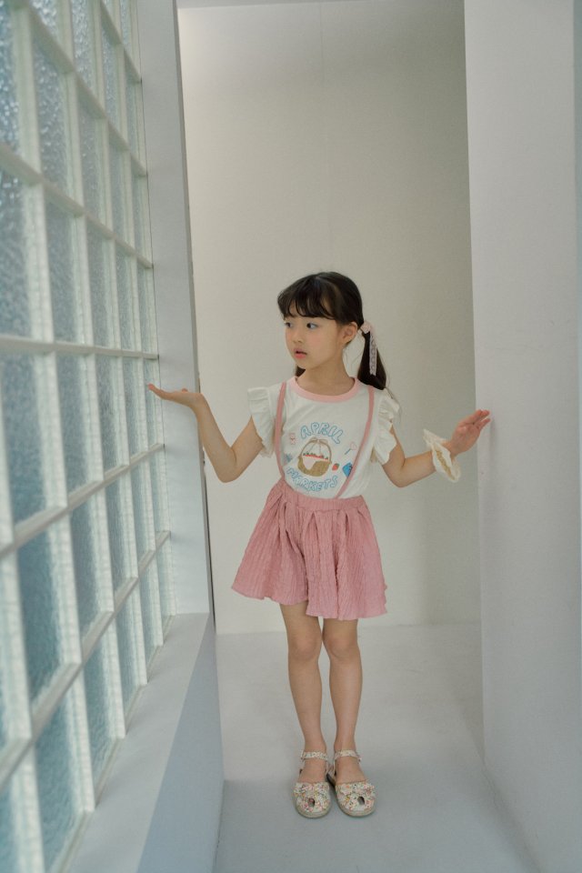 Momo Ann - Korean Children Fashion - #designkidswear - Market Frill Tee - 5