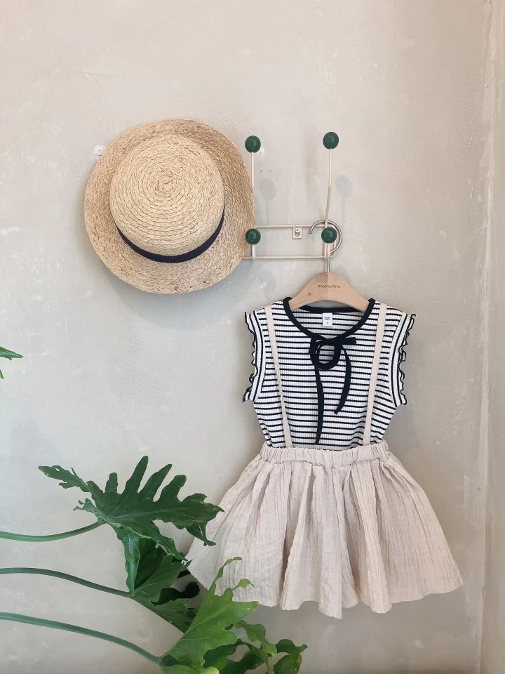 Momo Ann - Korean Children Fashion - #designkidswear - Overall Skirt Pants - 12
