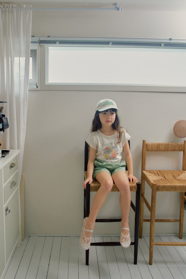 Momo Ann - Korean Children Fashion - #kidsshorts - Listy Tee - 3