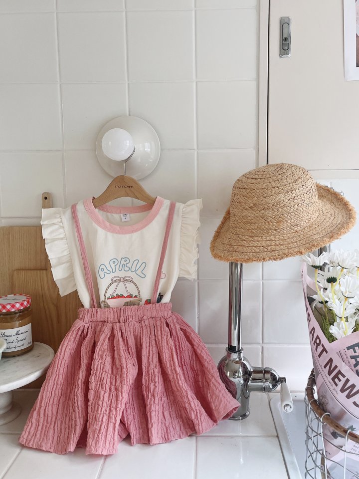 Momo Ann - Korean Children Fashion - #kidsstore - Market Frill Tee - 9