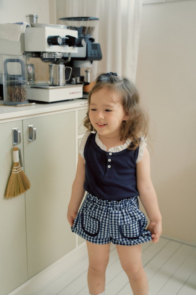 Momo Ann - Korean Children Fashion - #magicofchildhood - Checkered Shorts - 3