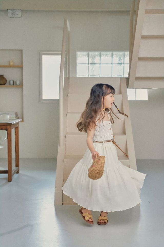 Momo Ann - Korean Children Fashion - #minifashionista - Bali Long Skirt - 5