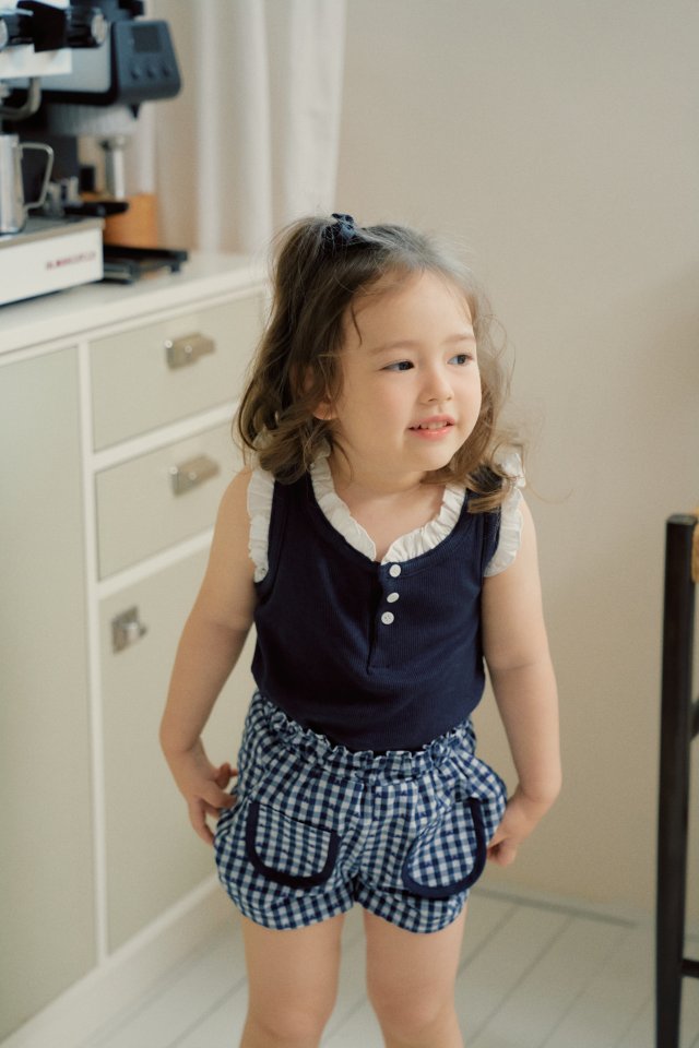 Momo Ann - Korean Children Fashion - #magicofchildhood - Checkered Shorts - 4