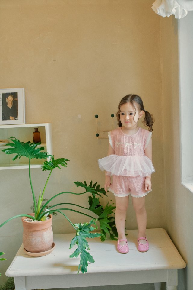 Momo Ann - Korean Children Fashion - #prettylittlegirls - Candy Top Bottom Set - 3