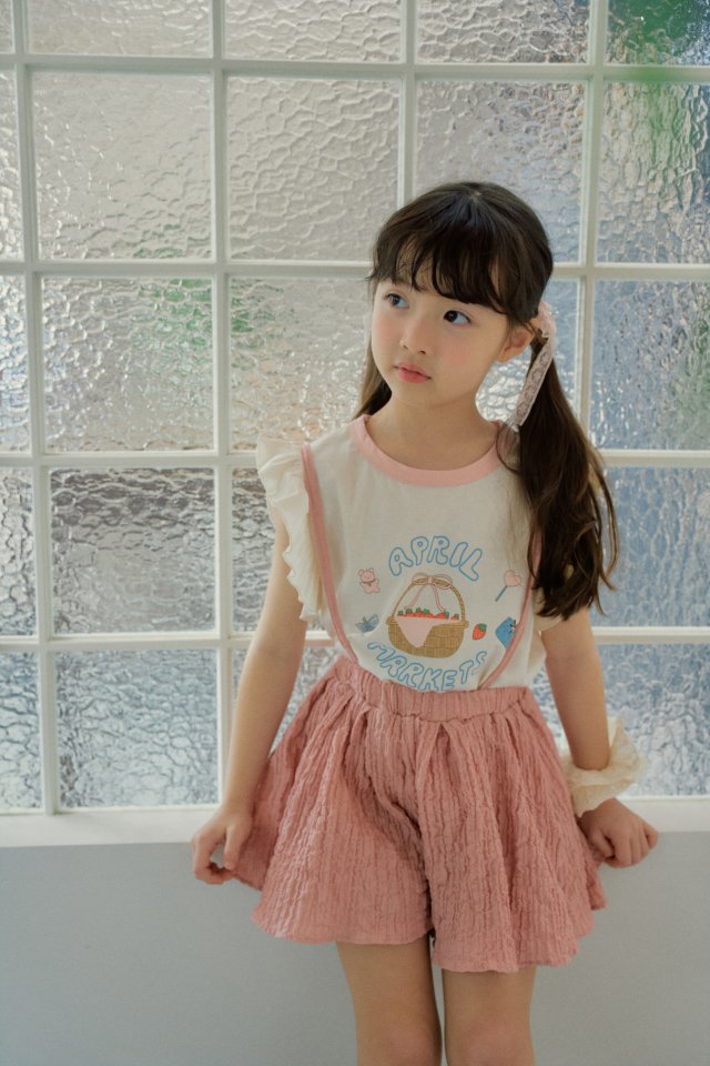 Momo Ann - Korean Children Fashion - #stylishchildhood - Market Frill Tee - 2