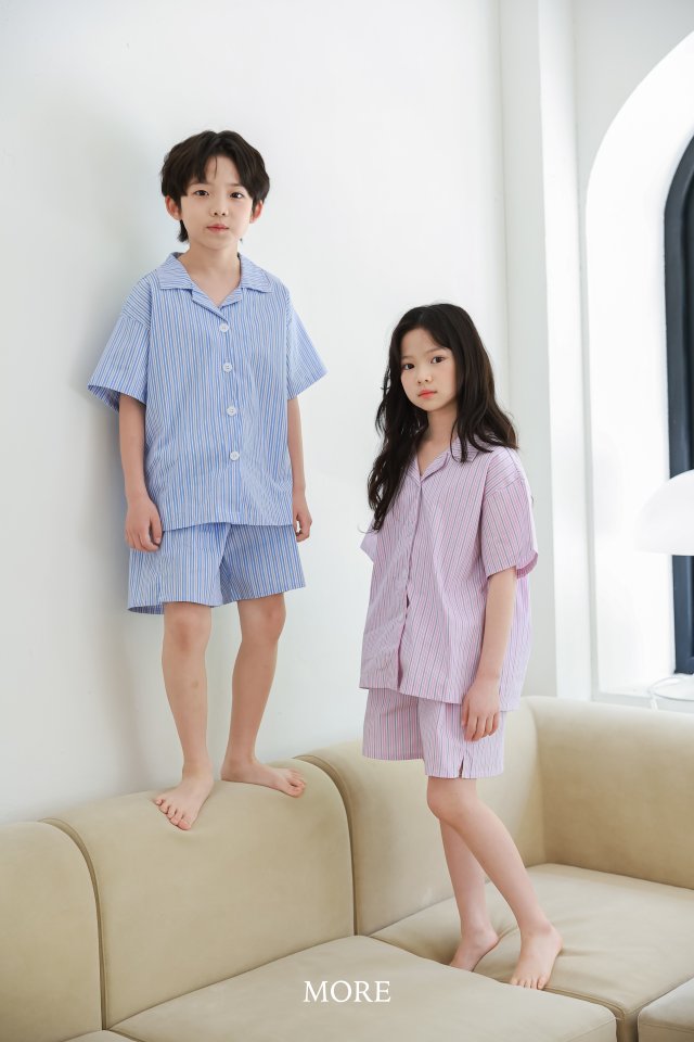 More - Korean Children Fashion - #Kfashion4kids - Pinstripe Shorts - 5