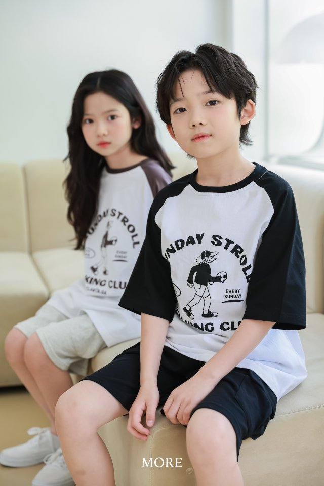 More - Korean Children Fashion - #childofig - Sunday Short Sleeve Tee - 11