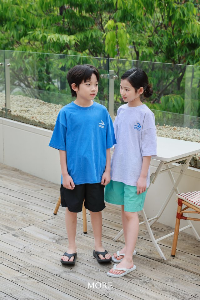 More - Korean Children Fashion - #childofig - Swimming Short Sleeve Tee - 6