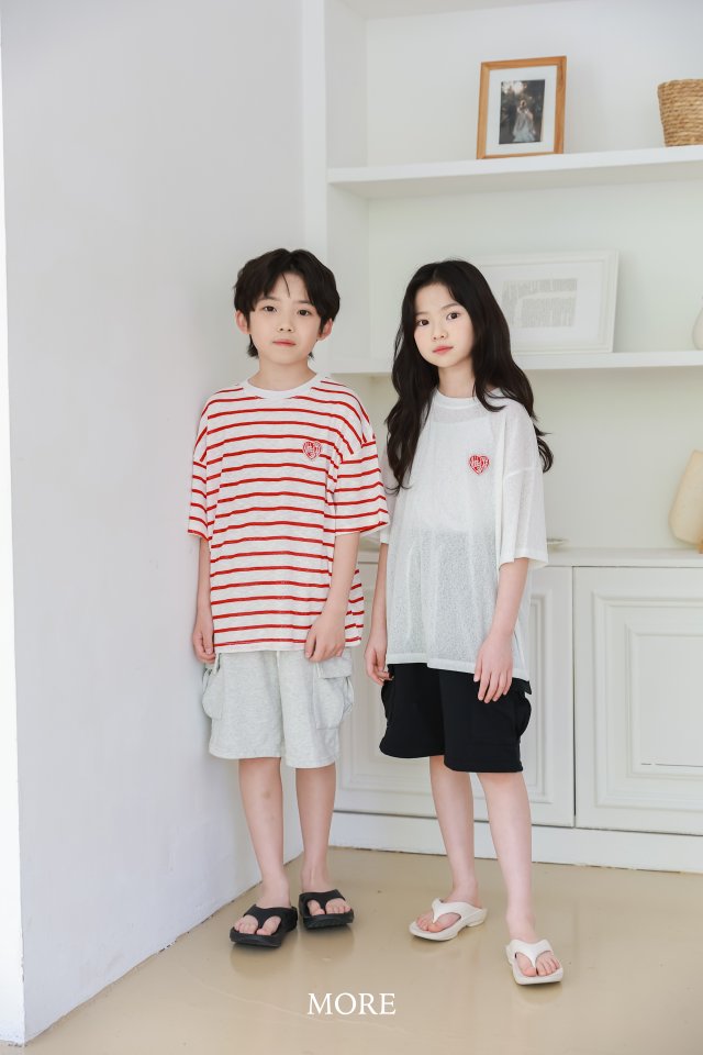 More - Korean Children Fashion - #childofig - Love Cool Air Short Sleeve Tee - 5