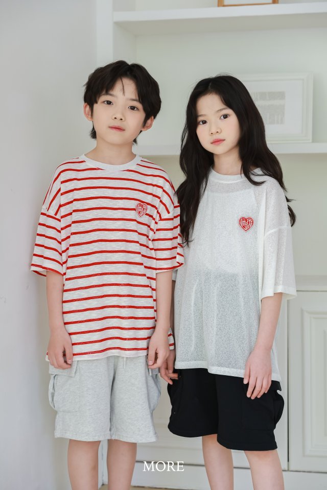More - Korean Children Fashion - #childofig - Love Cool Air Short Sleeve Tee - 6