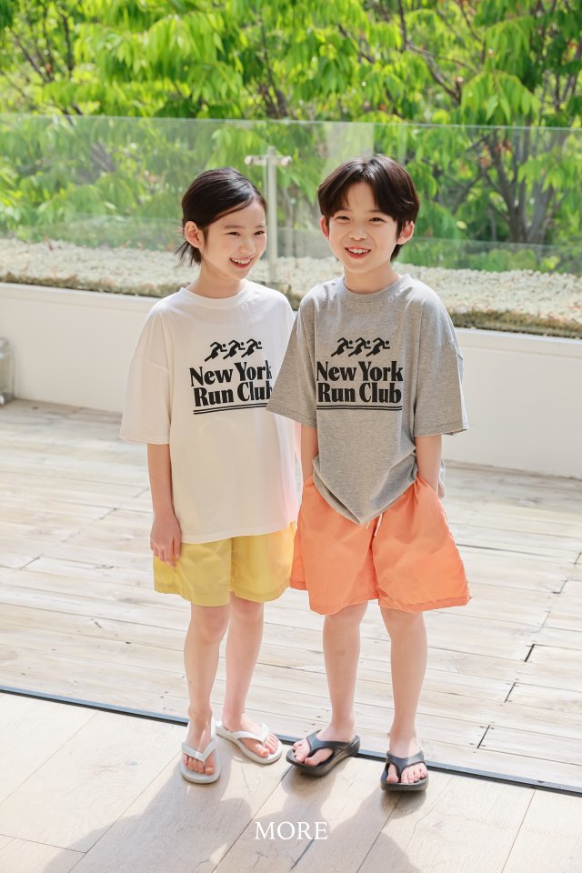 More - Korean Children Fashion - #childofig - Run Club Short Sleeve Tee - 10