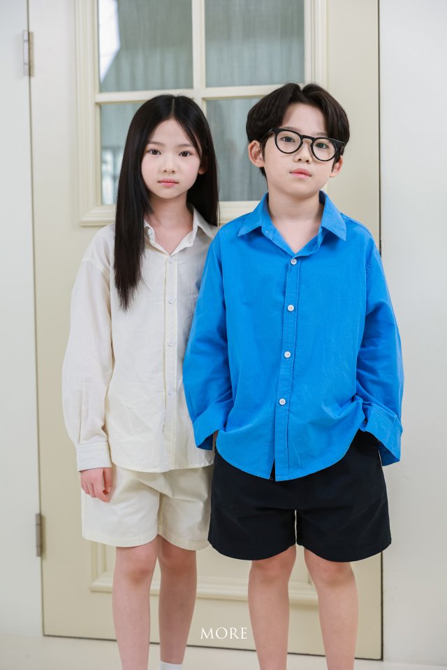 More - Korean Children Fashion - #childrensboutique - Retro Linen Shirt - 9