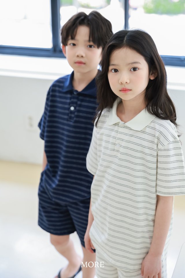 More - Korean Children Fashion - #childrensboutique - Stripe Matching Set - 7