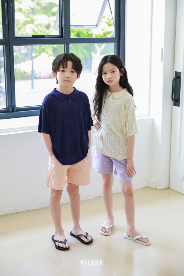 More - Korean Children Fashion - #childrensboutique - Cable PK Short Sleeve Knit