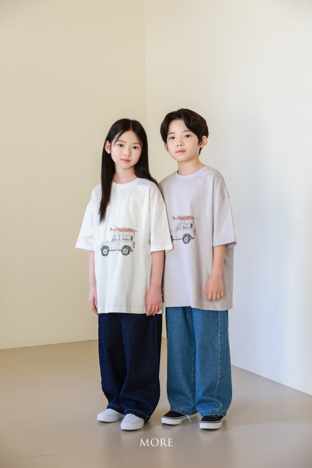 More - Korean Children Fashion - #childrensboutique - Camper Van Short Sleeve Tee - 10