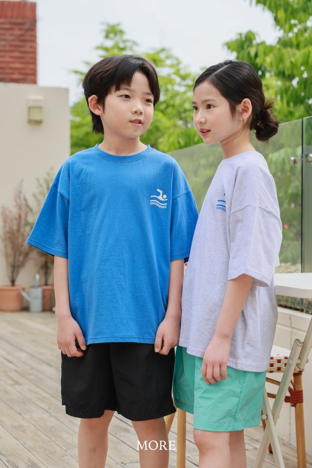 More - Korean Children Fashion - #childrensboutique - Swimming Short Sleeve Tee - 8