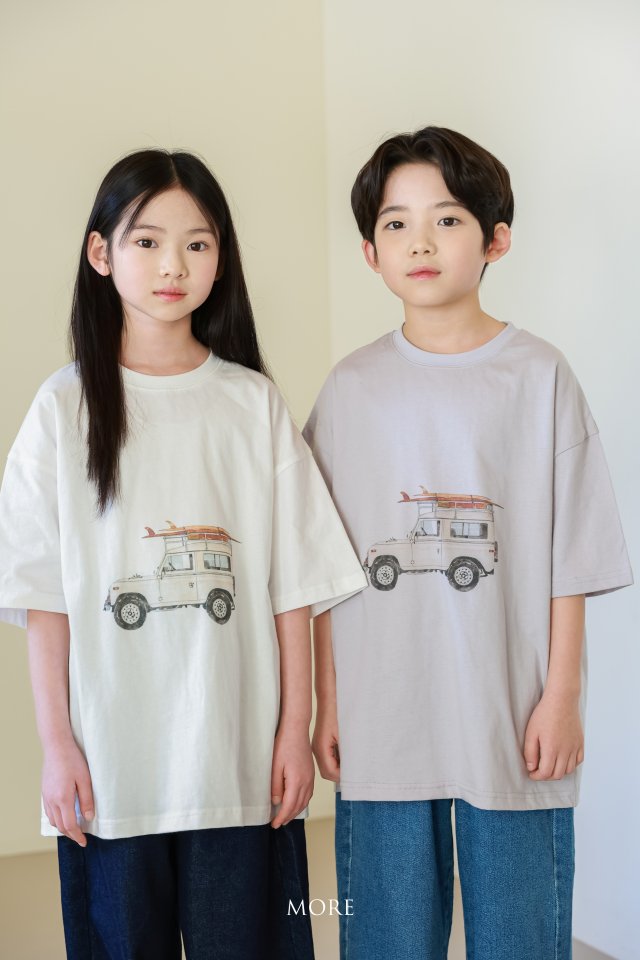 More - Korean Children Fashion - #designkidswear - Camper Van Short Sleeve Tee - 11