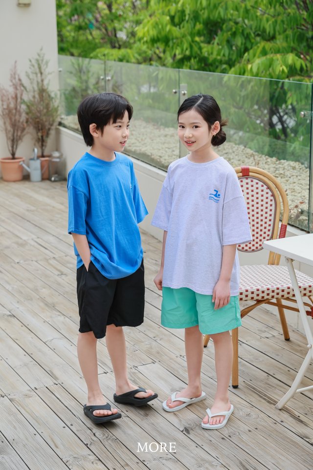 More - Korean Children Fashion - #discoveringself - Swimming Short Sleeve Tee - 10