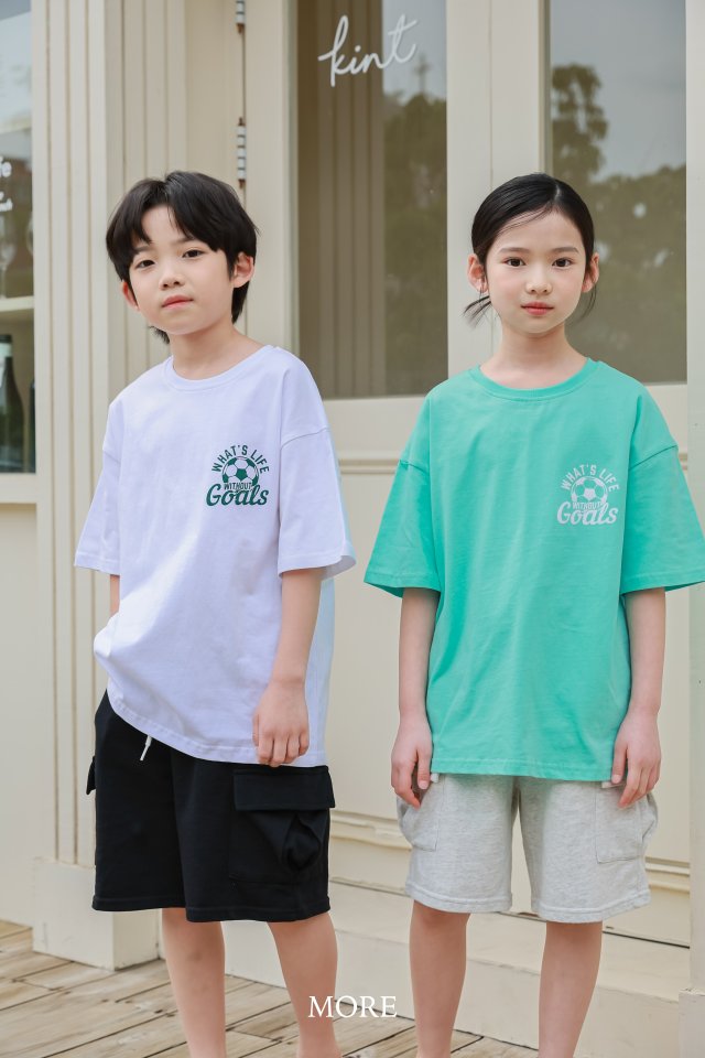 More - Korean Children Fashion - #fashionkids - GOAL Short Sleeve Tee - 6