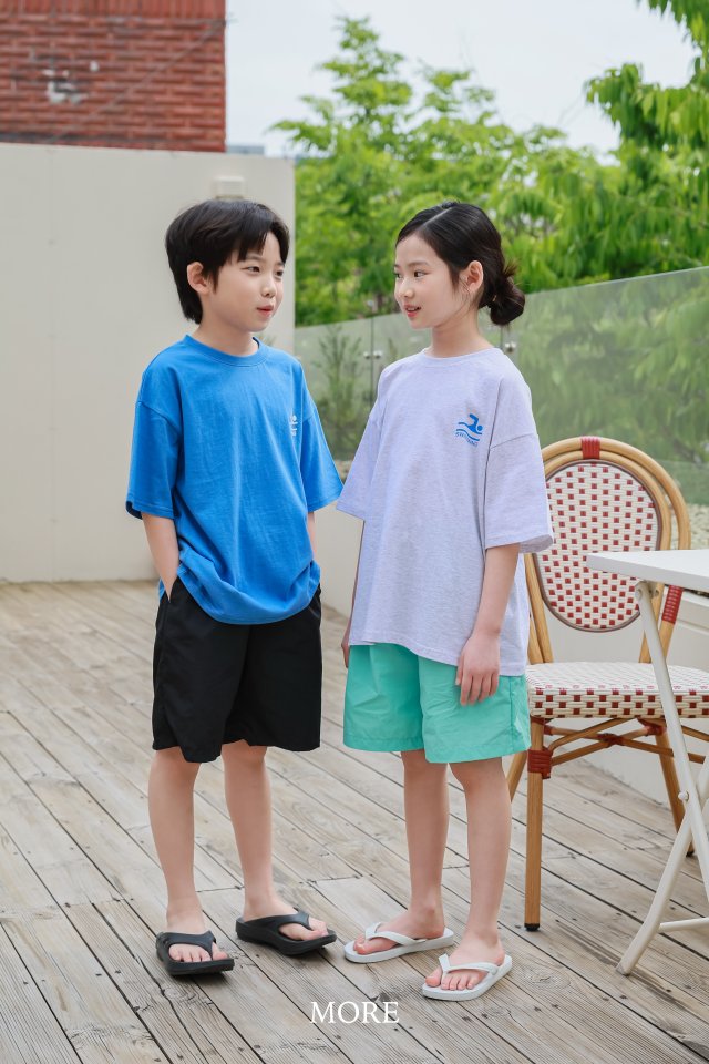 More - Korean Children Fashion - #fashionkids - Swimming Short Sleeve Tee - 11