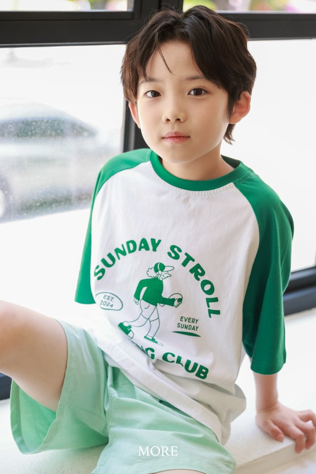 More - Korean Children Fashion - #kidsshorts - Sunday Short Sleeve Tee - 3
