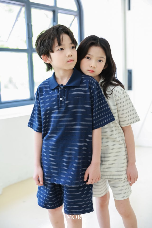 More - Korean Children Fashion - #kidsstore - Stripe Matching Set - 12