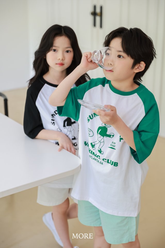 More - Korean Children Fashion - #kidzfashiontrend - Sunday Short Sleeve Tee - 5