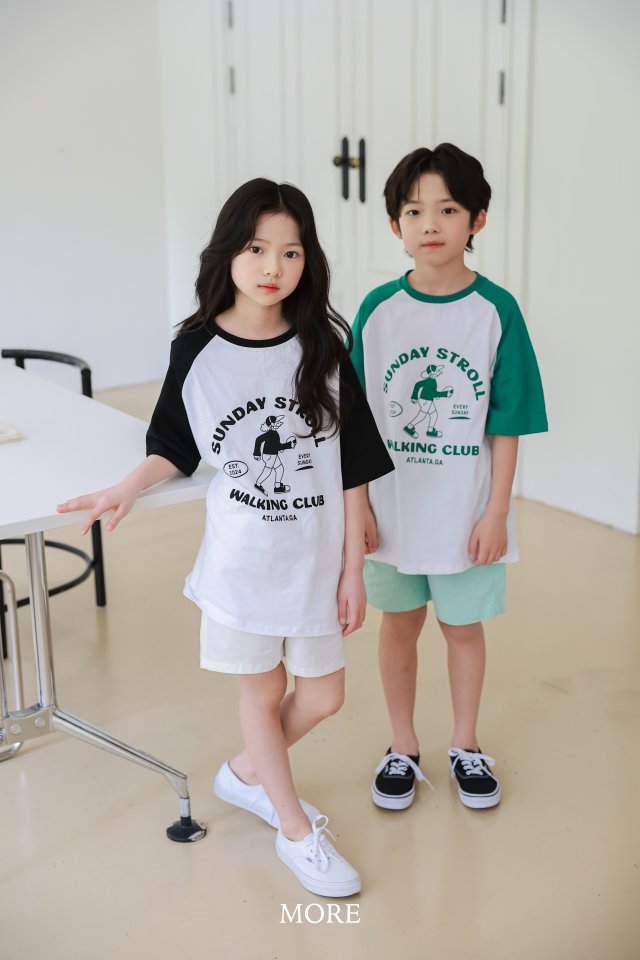 More - Korean Children Fashion - #littlefashionista - Sunday Short Sleeve Tee - 7