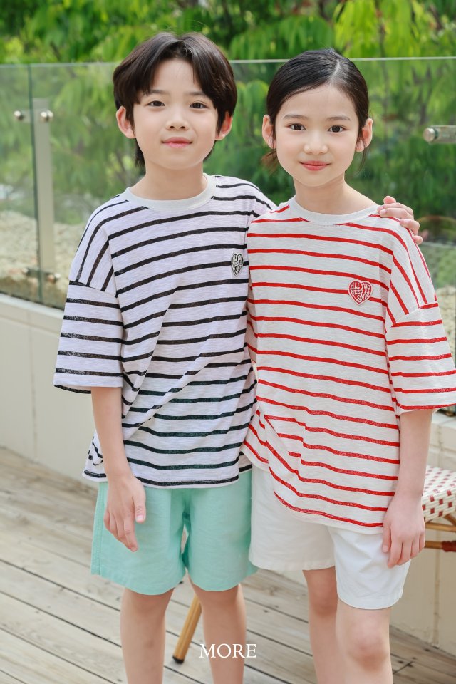 More - Korean Children Fashion - #littlefashionista - Love Cool Air Short Sleeve Tee