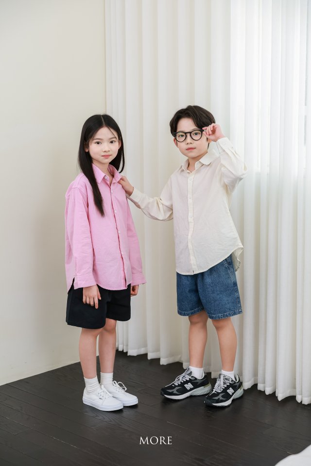 More - Korean Children Fashion - #magicofchildhood - Retro Linen Shirt - 2