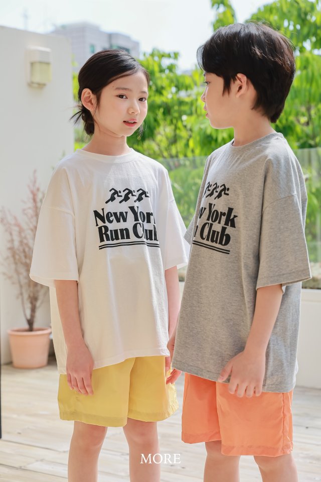 More - Korean Children Fashion - #littlefashionista - Run Club Short Sleeve Tee - 4