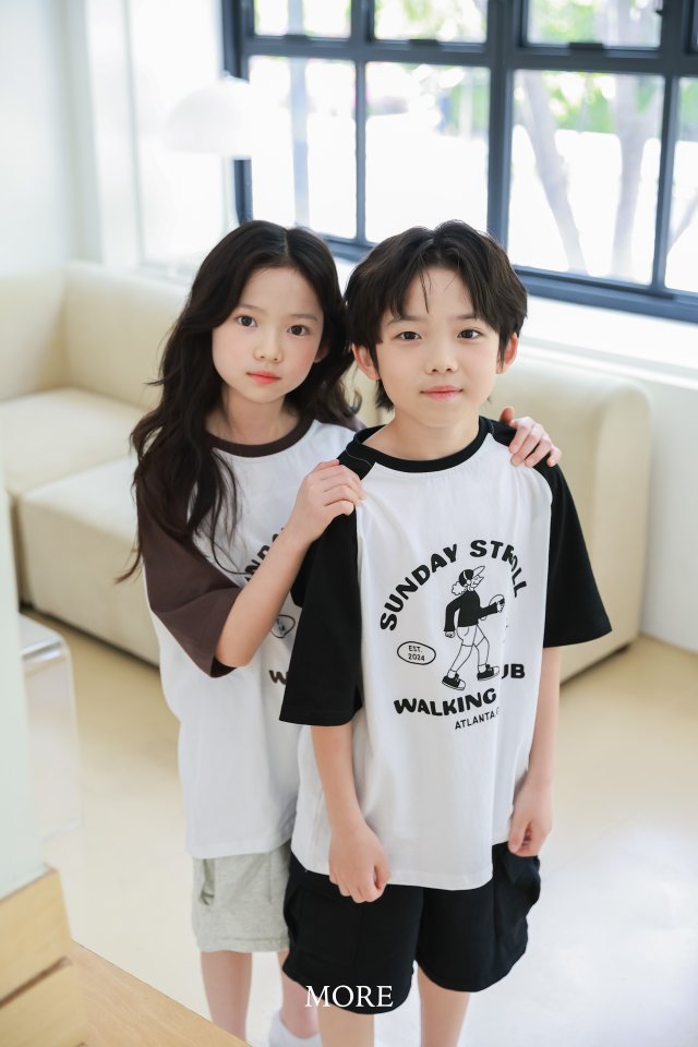 More - Korean Children Fashion - #prettylittlegirls - Sunday Short Sleeve Tee - 10