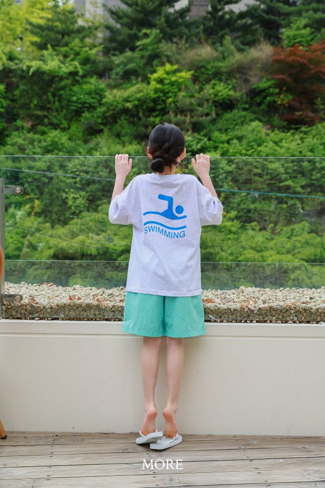 More - Korean Children Fashion - #prettylittlegirls - Swimming Short Sleeve Tee - 5
