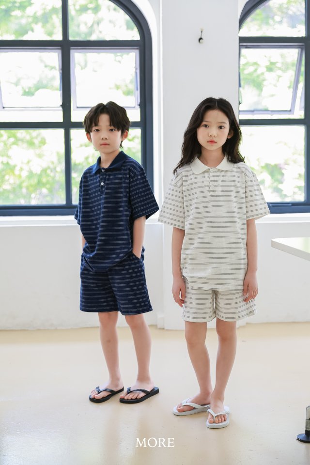 More - Korean Children Fashion - #stylishchildhood - Stripe Matching Set - 5