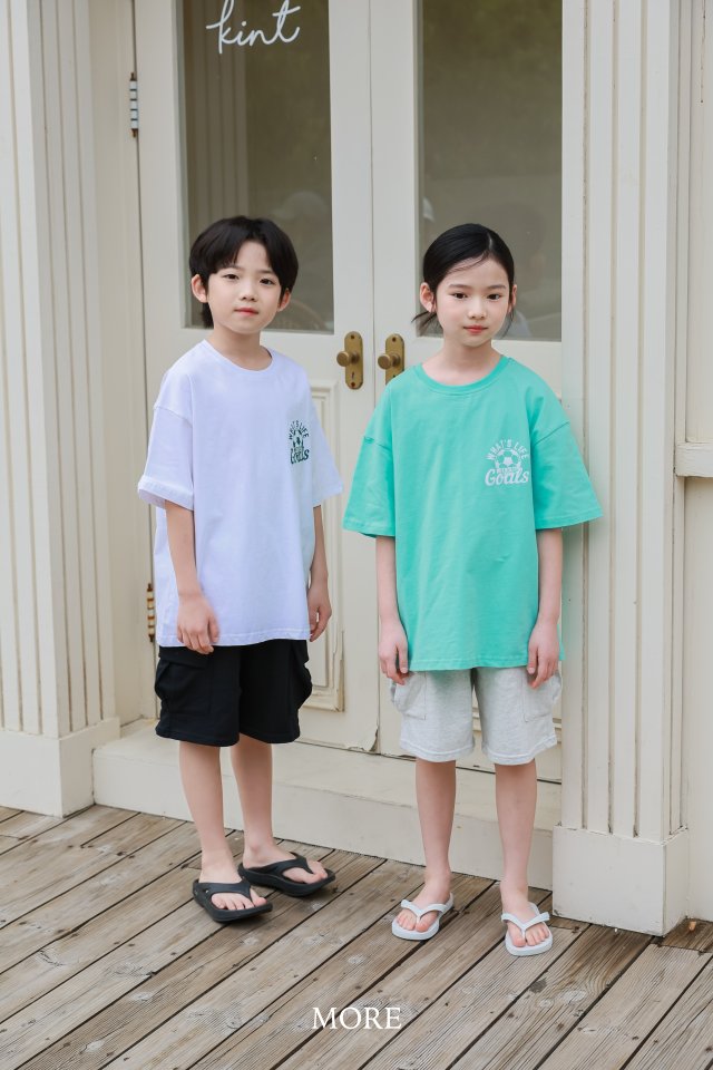 More - Korean Children Fashion - #stylishchildhood - GOAL Short Sleeve Tee