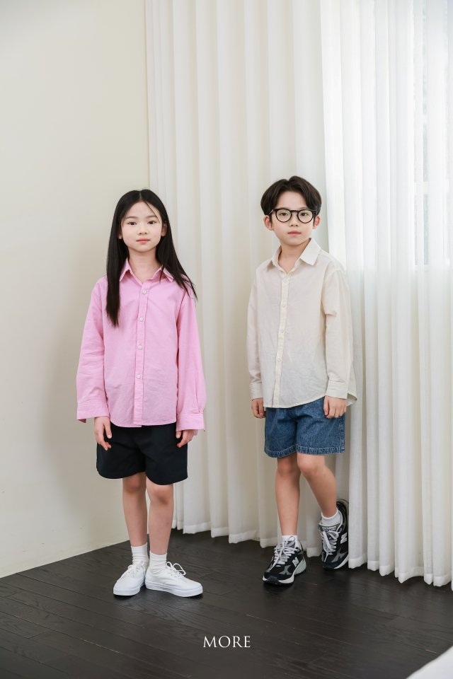 More - Korean Children Fashion - #todddlerfashion - Retro Linen Shirt - 5