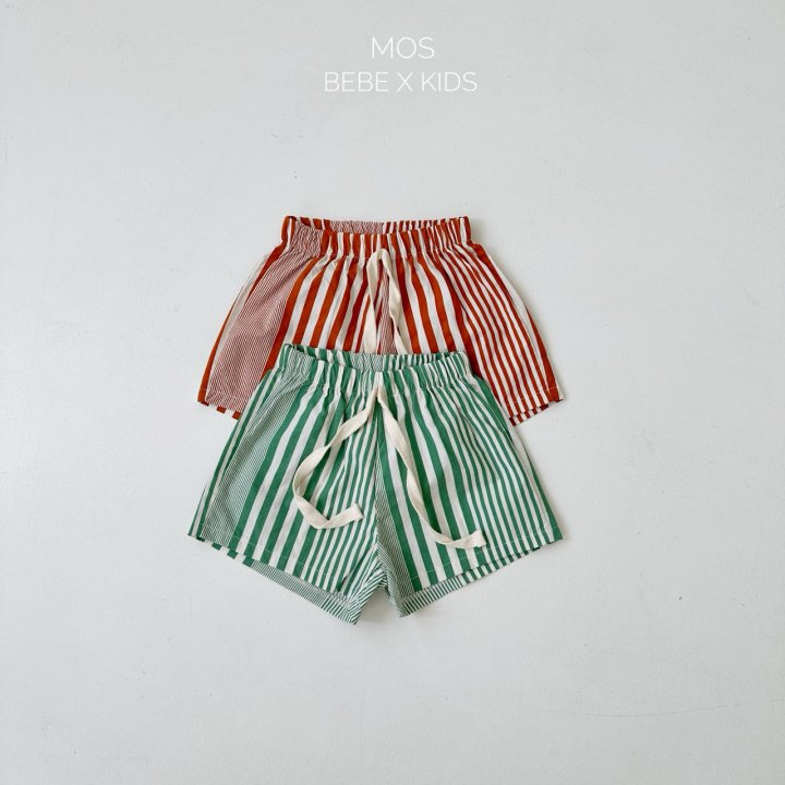 Mos Bebe - Korean Baby Fashion - #babyboutique - Stripe Connie Pants - 2
