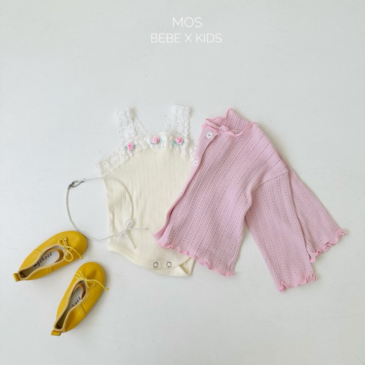 Mos Bebe - Korean Baby Fashion - #babyboutiqueclothing - Peony Lace Suit - 7