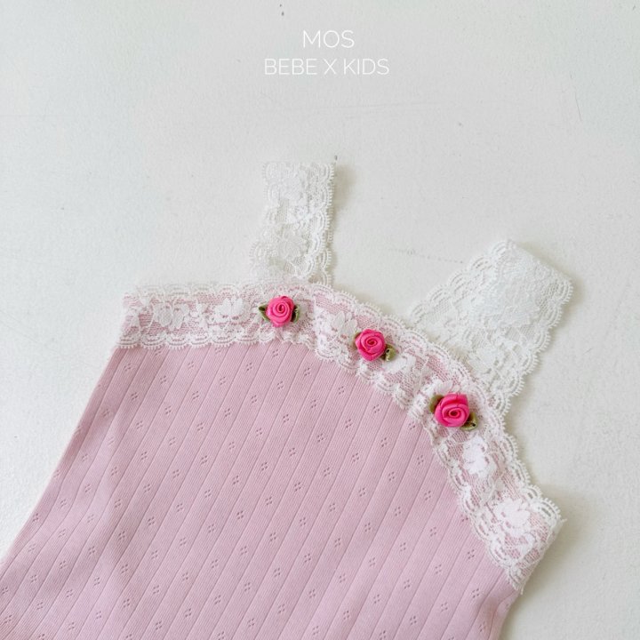 Mos Bebe - Korean Baby Fashion - #babyfashion - Peony Lace Suit - 9