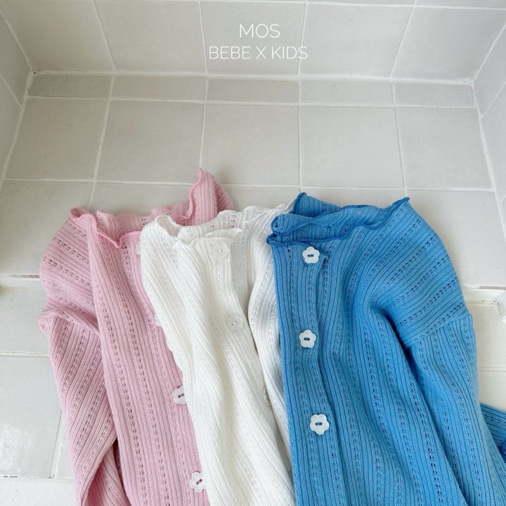 Mos Bebe - Korean Baby Fashion - #babyfever - Choux Cream Cardigan - 10