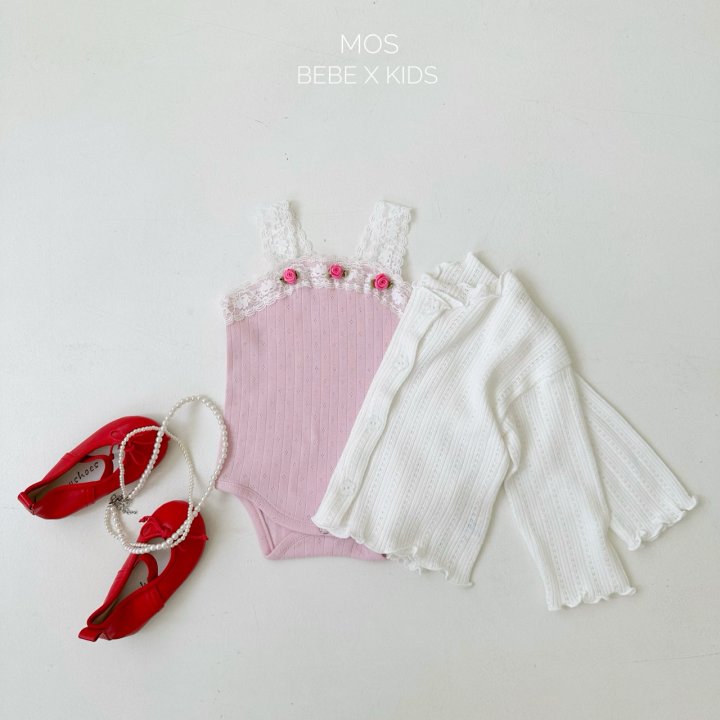 Mos Bebe - Korean Baby Fashion - #babygirlfashion - Peony Lace Suit - 11