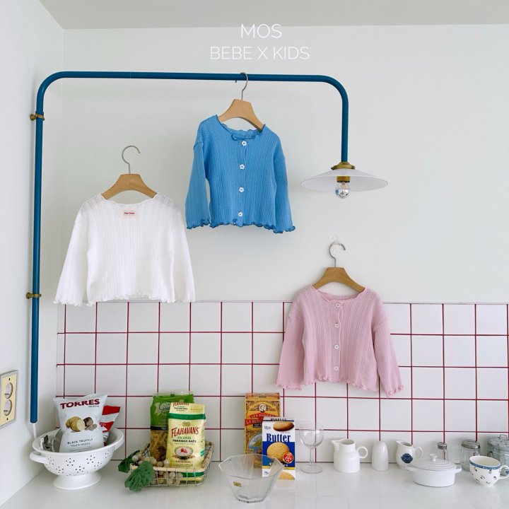 Mos Bebe - Korean Baby Fashion - #babylifestyle - Choux Cream Cardigan - 12
