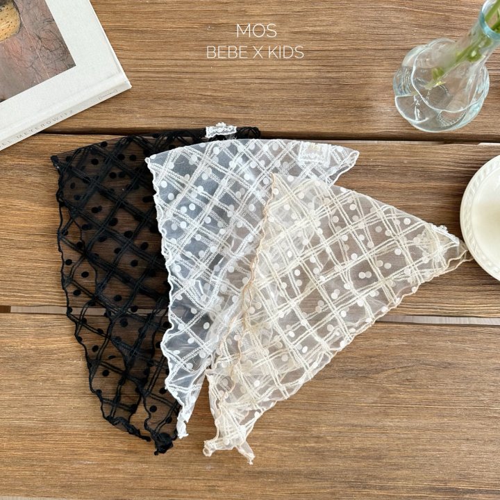 Mos Bebe - Korean Baby Fashion - #babyoninstagram - Dot Check Scarf