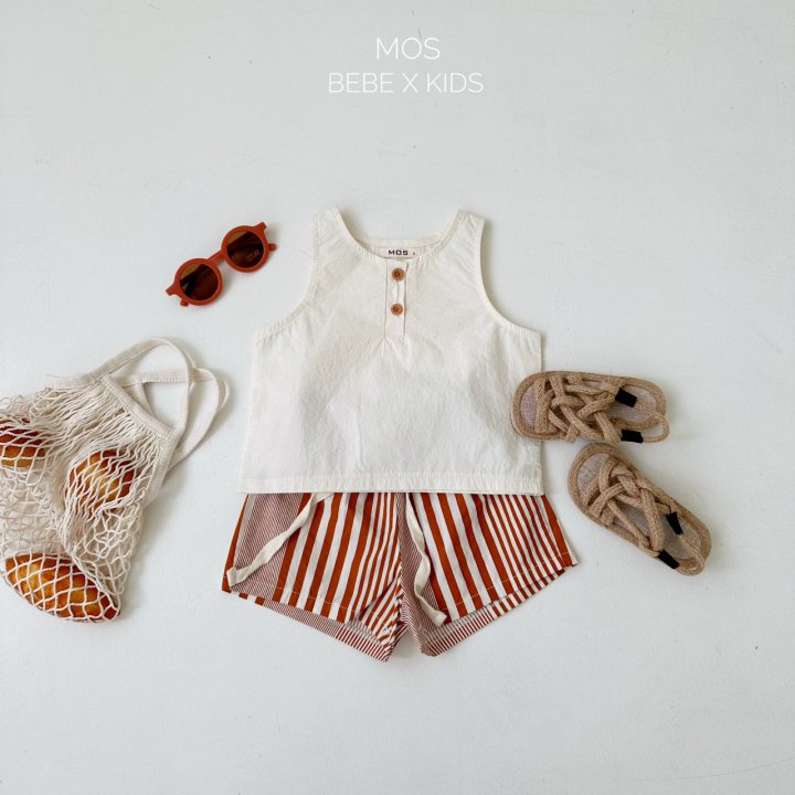 Mos Bebe - Korean Baby Fashion - #babyoninstagram - Stripe Connie Pants - 9