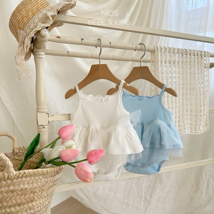 Mos Bebe - Korean Baby Fashion - #babyoutfit - Ribbon Tutu Suit