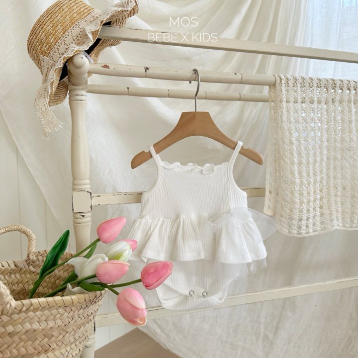 Mos Bebe - Korean Baby Fashion - #babyoutfit - Ribbon Tutu Suit - 2
