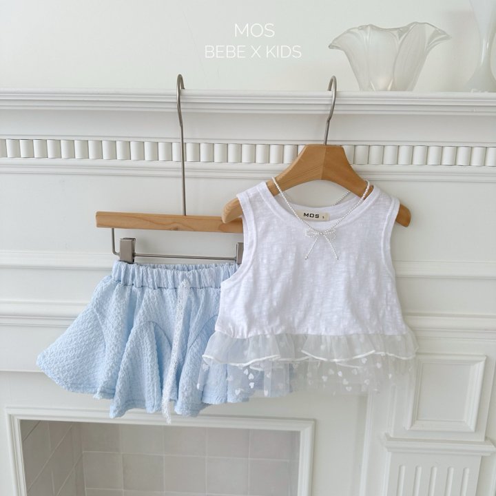 Mos Bebe - Korean Baby Fashion - #babyoutfit - Wave Skirt Pants - 7