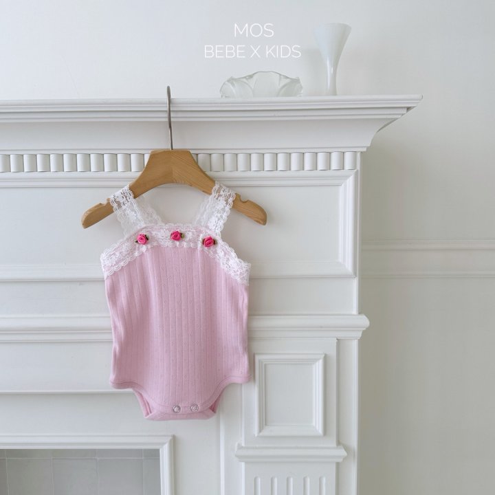 Mos Bebe - Korean Baby Fashion - #onlinebabyboutique - Peony Lace Suit - 3